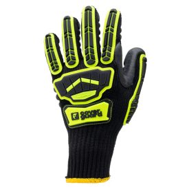 EUROSTRONG VIBE REZGÉSCSILLAPÍTÓ KESZTYŰ FEKETE_08