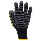 EUROSTRONG VIBE REZGÉSCSILLAPÍTÓ KESZTYŰ FEKETE_09