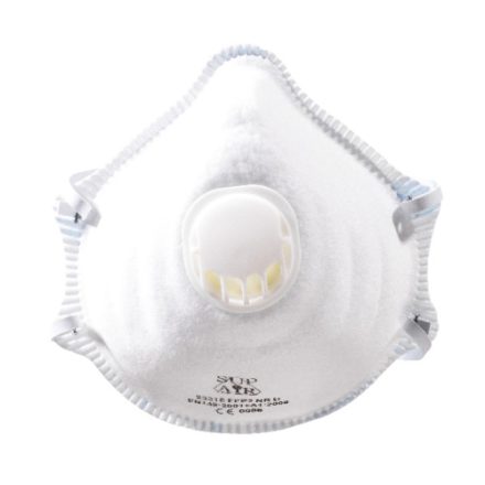 FFP2 NR D KAGYLÓ FORMÁJÚ SZELEPES PORMASZK (ST)
