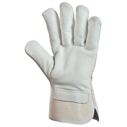 BŐRKESZTYŰ, SZÜRKE SZÍNMARHA/FEHÉR VÁSZON KÉZHÁT_10 (csgt)