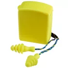 EARLINE - SÁRGA ZSINÓROS,LAMELLÁS FÜLDUGÓ+DOBOZ SNR30DB (ST)