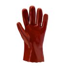 MÁRTOTT PVC KESZTYŰ, BORDÓ, SAV/LÚG/OLAJÁLLÓ, 27CM-ES_10