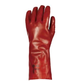 MÁRTOTT PVC KESZTYŰ, PIROS, 36CM HOSSZÚ_9