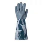MÁRTOTT POLIMER KESZTYŰ, ZÖLD, VEGYSZERÁLLÓ, 40CM_10