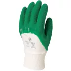 MÁRTOTT ZÖLD KREPP LATEX, ERŐS, ÉRDES, SZELLŐZŐ KÉZHÁT_7