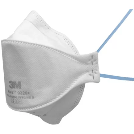 3M 9322+ AURA FFP2 RÉSZECSKESZŰRŐ FÉLÁLARC, 120 DB/KRT