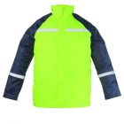 FLUO ESŐRUHA FÉNYVISSZAVERŐ CSÍKKAL, SÁRGA_2XL