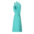 MÁRTOTT ZÖLD NITRIL KESZTYŰ, VEGYSZERÁLLÓ, 45CM/0,56MM_11