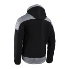 BANJO FEKETE/SZÜRKE SOFTSHELL DZSEKI, NARANCS CIPZÁR_2XL