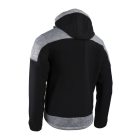 BANJO FEKETE/SZÜRKE SOFTSHELL DZSEKI, NARANCS CIPZÁR_4XL