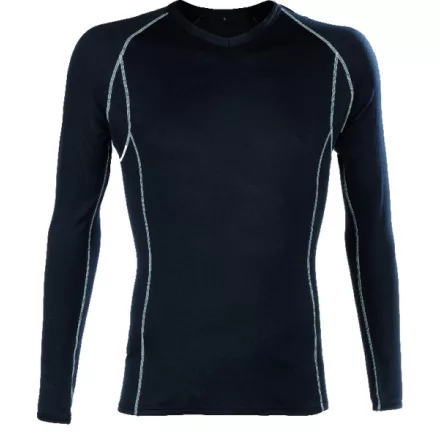 BODYWARMER FEKETE JÉGERFELSŐ, HOSSZÚ UJJÚ_M