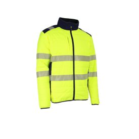 FLAKE FLUO SÁRGA/SÖTÉTKÉK THERMO DZSEKI_XL
