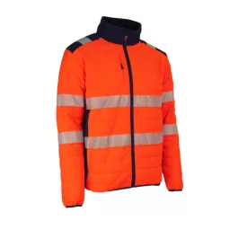 FLAKE FLUO NARANCS/SÖTÉTKÉK THERMO DZSEKI_LL