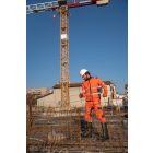 FLAKE FLUO NARANCS/SÖTÉTKÉK THERMO DZSEKI_LL