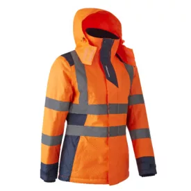 HORA FLUO NARANCS/SÖTÉTKÉK NŐI TÉLIKABÁT_L