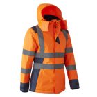 HORA FLUO NARANCS/SÖTÉTKÉK NŐI TÉLIKABÁT_XL