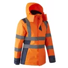 HORA FLUO NARANCS/SÖTÉTKÉK NŐI TÉLIKABÁT_XL