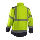 KAZAN KOMBINÁLHATÓ HI-VIZ SÁRGA SOFTSHELL FELSŐ_2XL