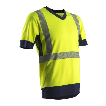 KOMO II HI-VIZ SÁRGA RÖVID UJJÚ PÓLÓ CO/PES GRS_L