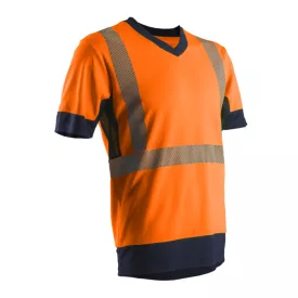 KOMO II HI-VIZ NARANCS RÖVID UJJÚ PÓLÓ CO/PES GRS_4XL