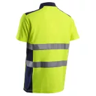 OKI FLUO SÁRGA/SÖTÉTKÉK RÖVID UJJÚ GALLÉROS PÓLÓ_3XL