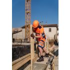 OKI FLUO NARANCS/SÖTÉTKÉK RÖVID UJJÚ GALLÉROS PÓLÓ_L