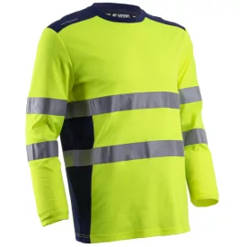 RIKKA HOSSZÚUJJÚ PÓLÓ HI-VIZ SÁRGA ÉS KÉK SZÍNBEN_L