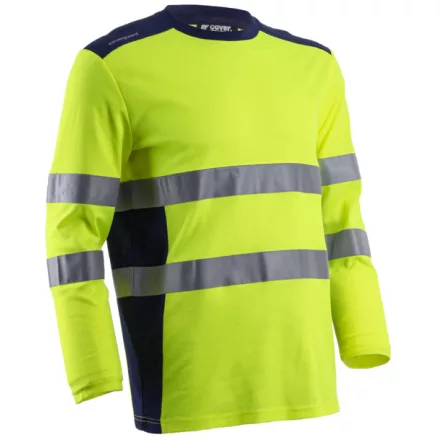 RIKKA HOSSZÚUJJÚ PÓLÓ HI-VIZ SÁRGA ÉS KÉK SZÍNBEN_L
