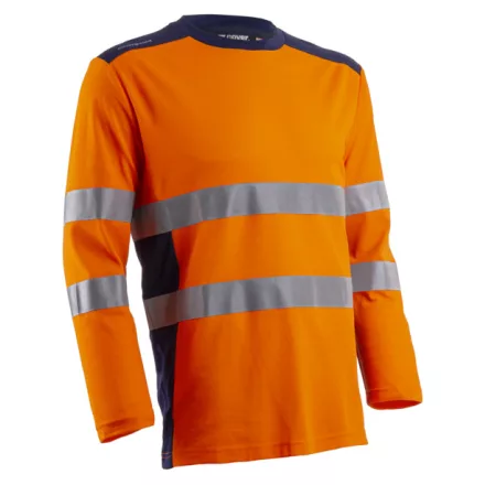 RIKKA HOSSZÚUJJÚ PÓLÓ HI-VIZ NARANCS ÉS KÉK SZÍNBEN_L
