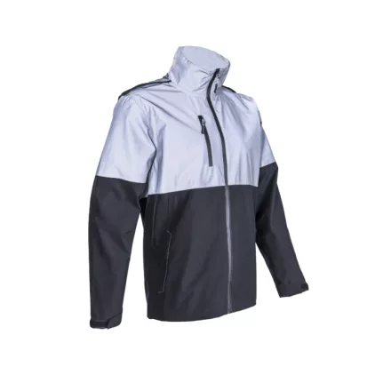 TAKA FÉNYVISSZAVERŐ BETÉTES FEKETE SOFTSHELL DZSEKI_L