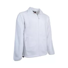 POLÁR PULÓVER CIPZÁROS FEHÉR_2XL