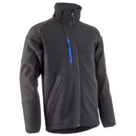 YUKI II SOFTSHELL DZSEKI FEKETE/KÉK SZÍNBEN_S