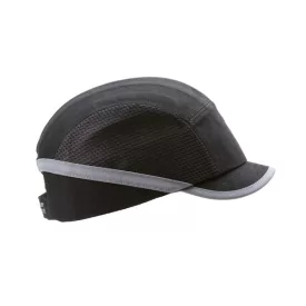   FEJVÉDŐS BASEBALL SAPKA SZELLŐZŐ BETÉT RÖV. SILD_FEKETE