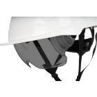 PHOENIX WIND FEHÉR ABS VÉDŐSISAK, SZELLŐZŐ SÖTÉT SZEMÜVEGGEL