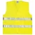 FLUO JÓL LÁTHATÓSÁGI MELLÉNY, 2 KERESZTCSÍK, SÁRGA_XL  (csgt