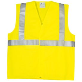 ECO hi-viz sÁrga mellény, hevederrel, XL osztály 2