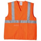 ECO hi-viz narancs mellény, vállpánttal, XL, 2. osztály
