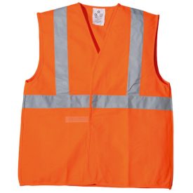 ECO hi-viz narancs mellény, vállpánttal, XL, 2. osztály