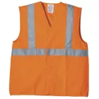 ECO hi-viz narancs mellény, vállpánttal, XL, 2. osztály