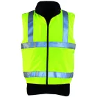 HI-WAY polár bélés mellény, sÁrga, 3M XXL