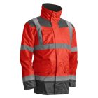 KANATA 4/1 HI-VIZ PIROS/SZÜRKE PE KABÁT_4XL
