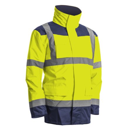 KANATA 4/1 HI-VIZ SÁRGA/KÉK PE KABÁT_S