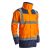 KETA Télikabát steppelt poliészter hi-viz narancs/sötétkék, 5XL