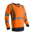 SUNO HI-VIZ NARANCS HOSSZÚ UJJÚ PÓLÓ_M