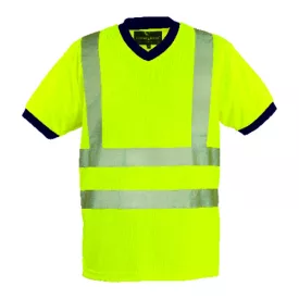 YARD V-NYAKÚ FLUO PÓLÓ, SÁRGA_3XL