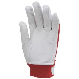   BŐRKESZTYŰ, SZÜRKE SZÍNSERTÉS/PIROS VÁSZON, TÉPŐZÁR_8