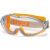 UVEX ULTRASONIC SZEMÜVEG,NARANCS GUMIPÁNTOS,VÍZTISZTA LENCSE