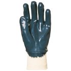 EUROTRIL KÉZHÁTIG DUPLÁN MÁRTOTT KÉK NITRIL KESZTYŰ, ACT_8