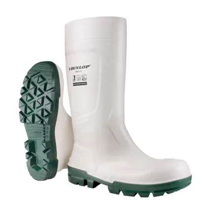 DUNLOP WORKIT SAFETY S4 FEHÉR PVC CSIZMA_45
