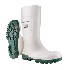 DUNLOP WORKIT SAFETY S4 FEHÉR PVC CSIZMA_46